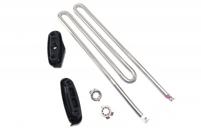 Тэн стиральной машины Miele(Италия) 2100W L270/215 (6260483) 2 уплотнительных резины(под термодатчик, без термодатчика)